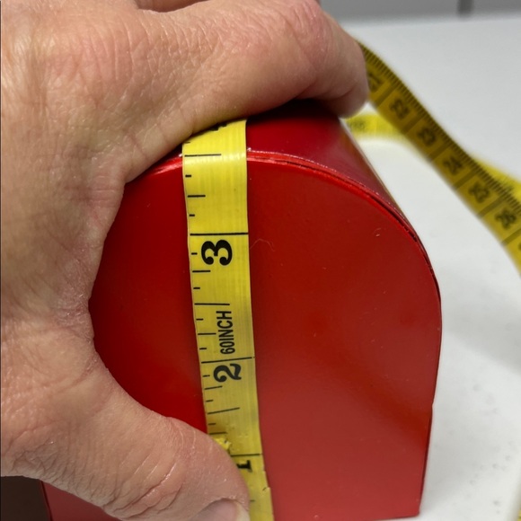 Red Christmas Mailbox with Santa Design - Picture 9 of 10